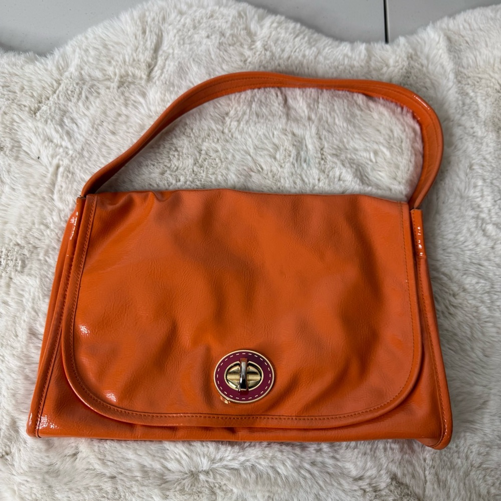 Kate Landry Vibrant Orange Shoulder Bag
